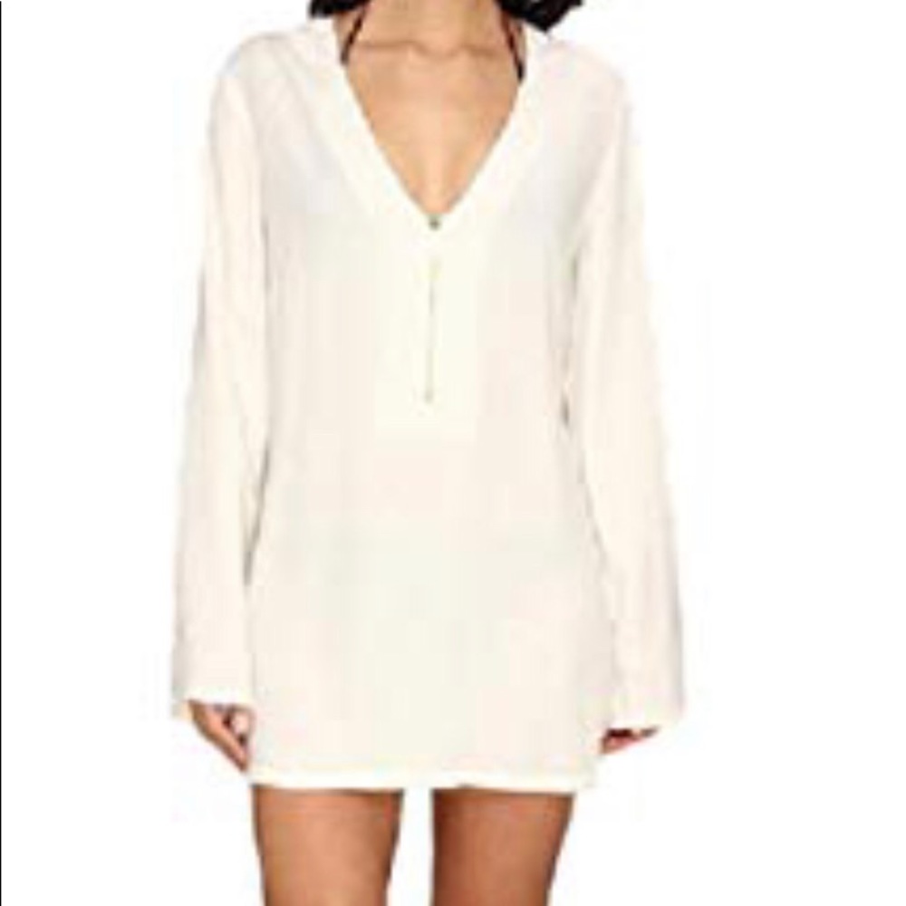 Michael Kors Cream Cover Up size Medium